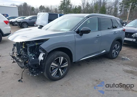 2023 Nissan Rogue Platinum Intelligent Awd z USA, uszkodzony, nr VIN JN8BT3DD7PW307465